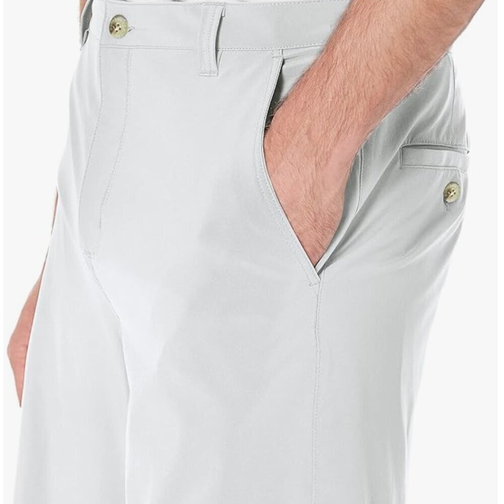NWT Columbia Men's Grander Marlin II Offshore Short, gray, 10" length - Picture 3 of 7